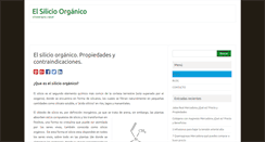 Desktop Screenshot of elsilicioorganico.com